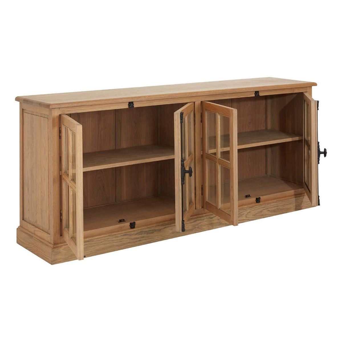 Lyon Oak Wood Sideboard.