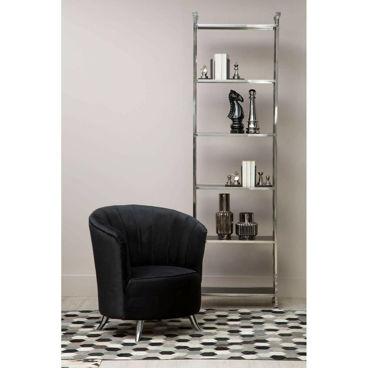 Maci Black Tub Chair.