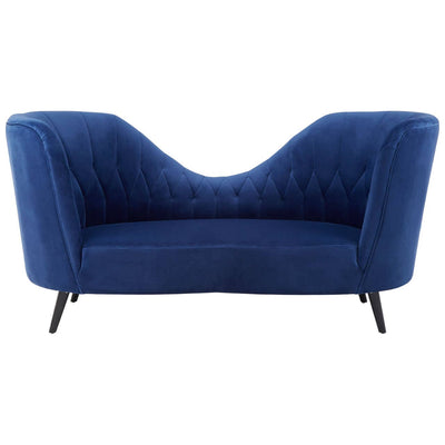 Noosa & Co. Living Malena Midnight Velvet Chaise House of Isabella UK