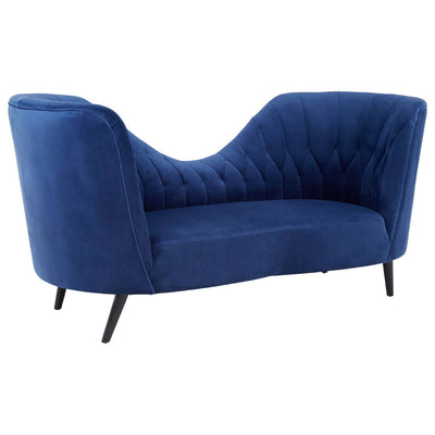 Noosa & Co. Living Malena Midnight Velvet Chaise House of Isabella UK