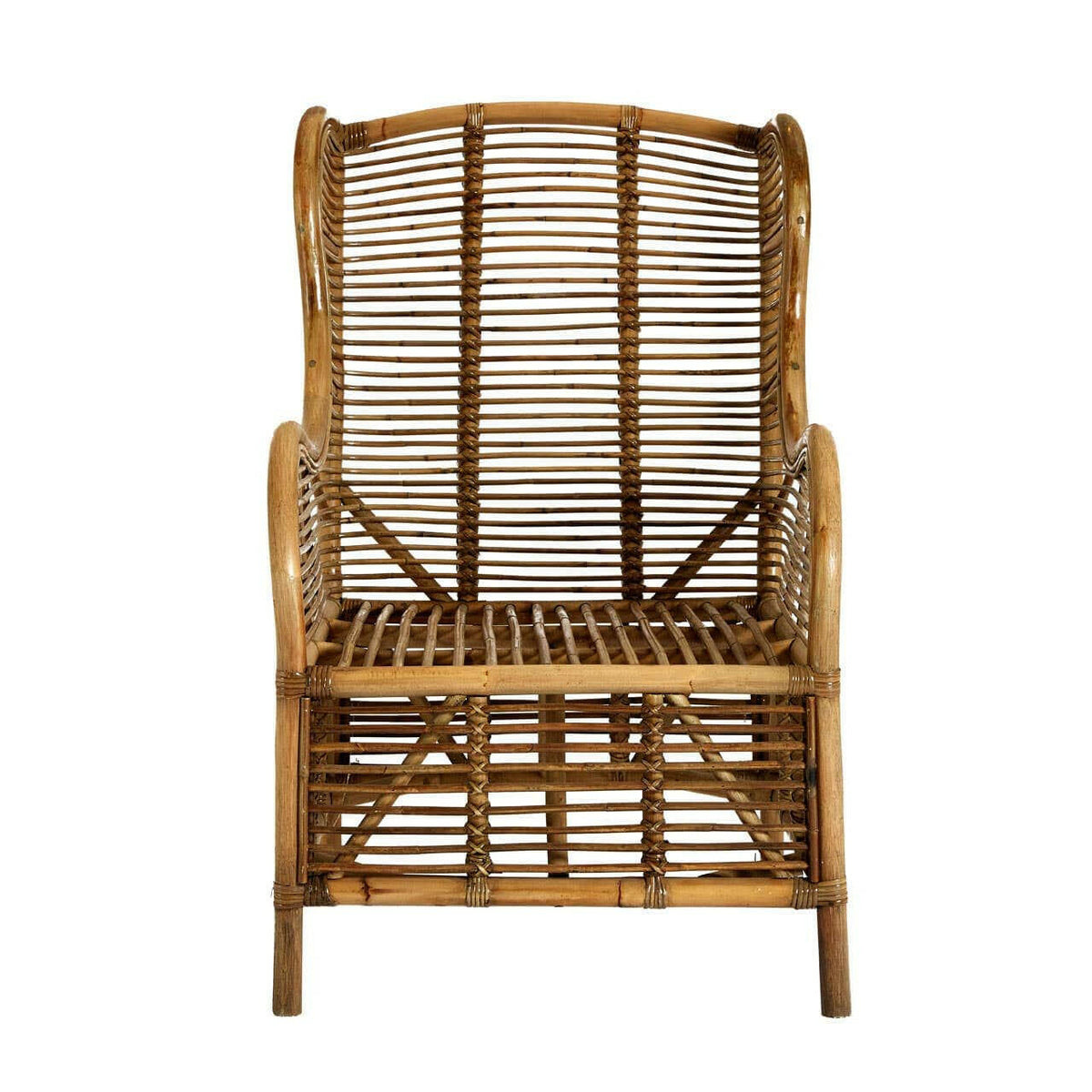 Manado Grey Natural Kubu Rattan Chair.