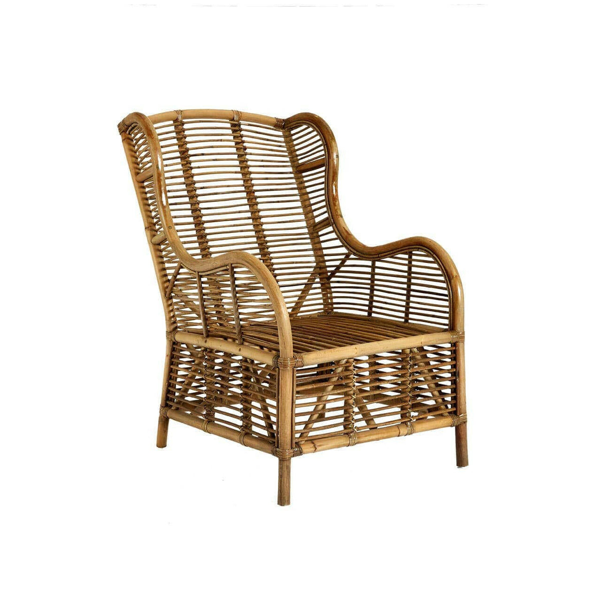 Manado Grey Natural Kubu Rattan Chair.
