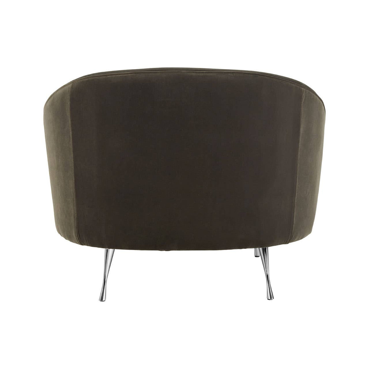 Manhattan Grey Velvet Armchair.
