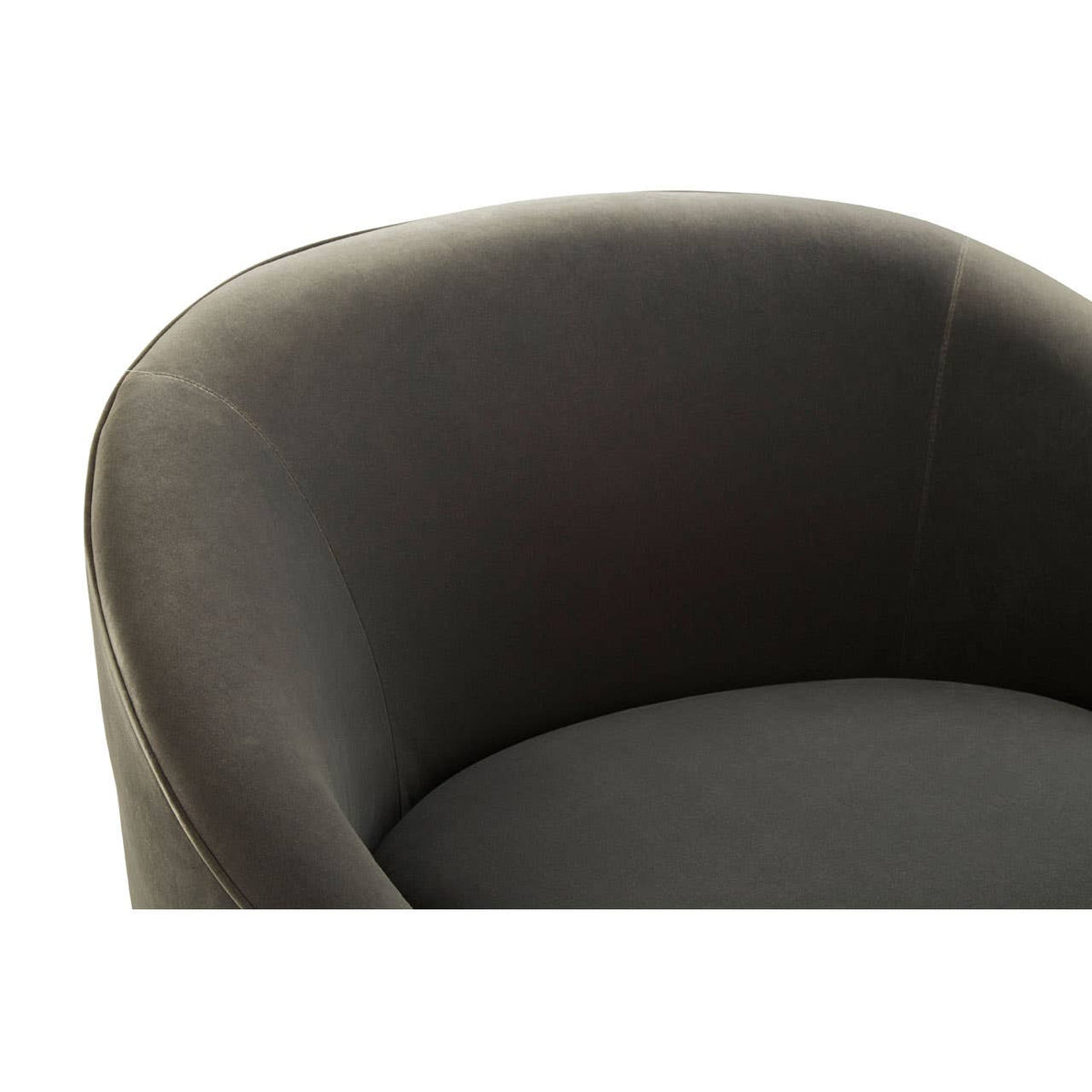 Manhattan Grey Velvet Armchair.