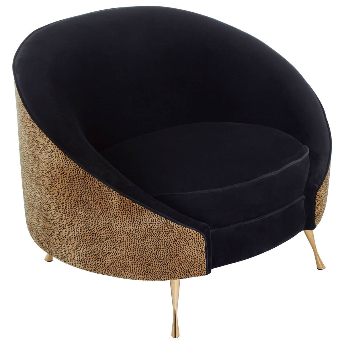 Manhattan Leopard Print Armchair.