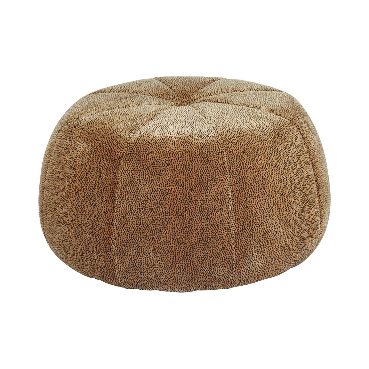 Manhattan Leopard Print Pouffe.