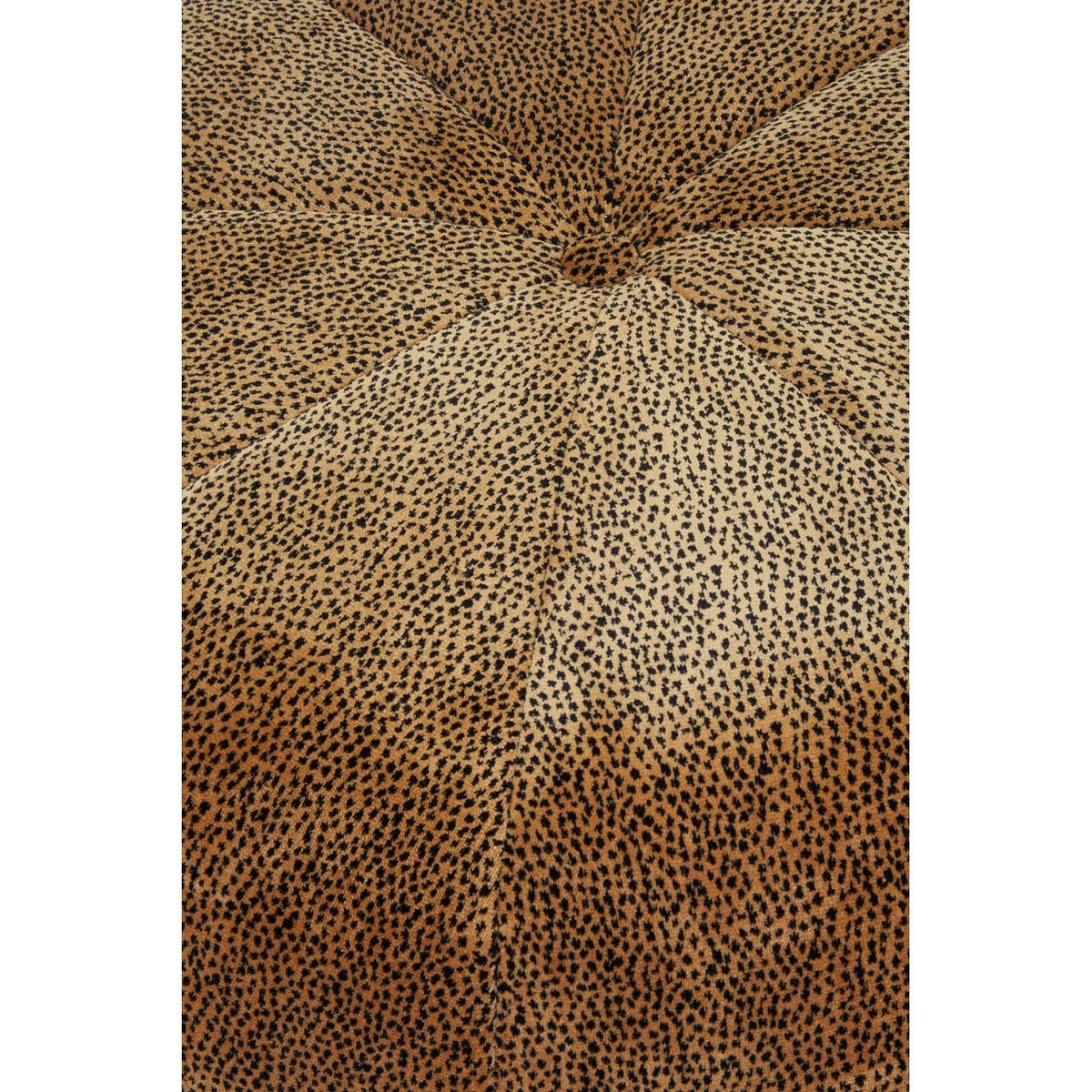 Manhattan Leopard Print Pouffe.