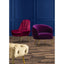 Manhattan Purple Velvet Armchair.