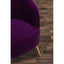 Manhattan Purple Velvet Armchair.