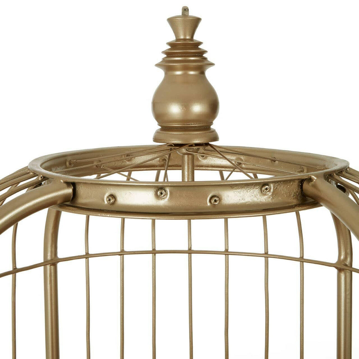 Mantis 3 Tier Champagne Gold Birdcage Unit.