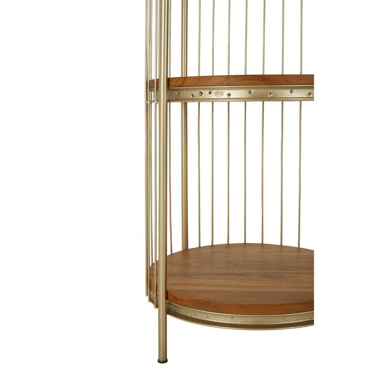 Mantis 3 Tier Champagne Gold Birdcage Unit.