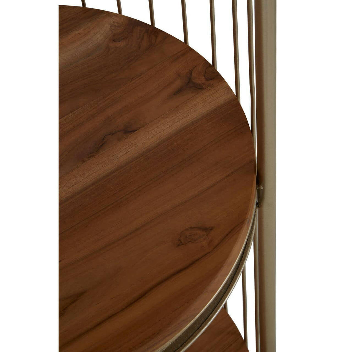 Mantis 3 Tier Champagne Gold Birdcage Unit.