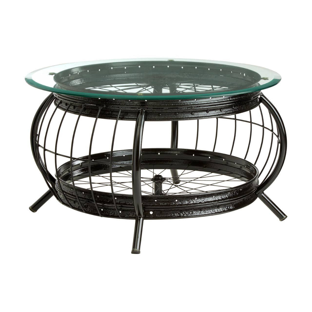 Mantis Black Finish Coffee Table.