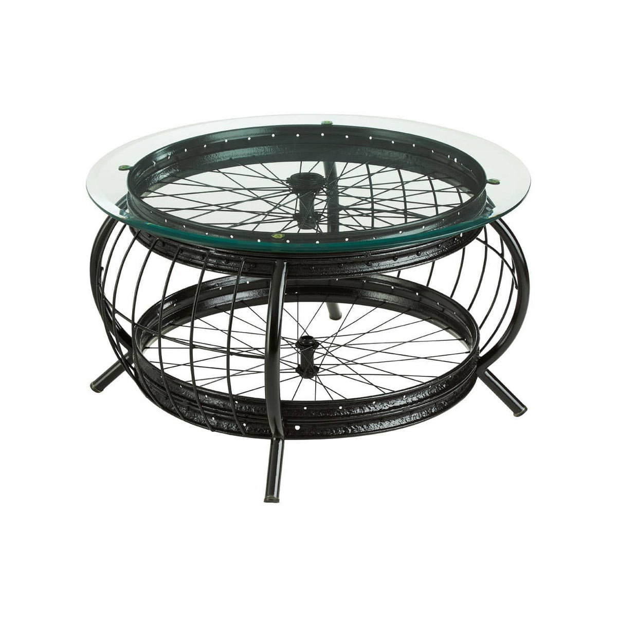 Mantis Black Finish Coffee Table.