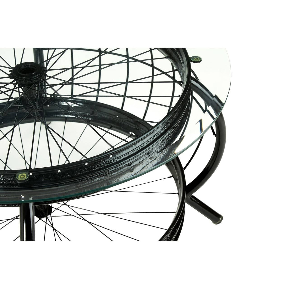 Mantis Black Finish Coffee Table.