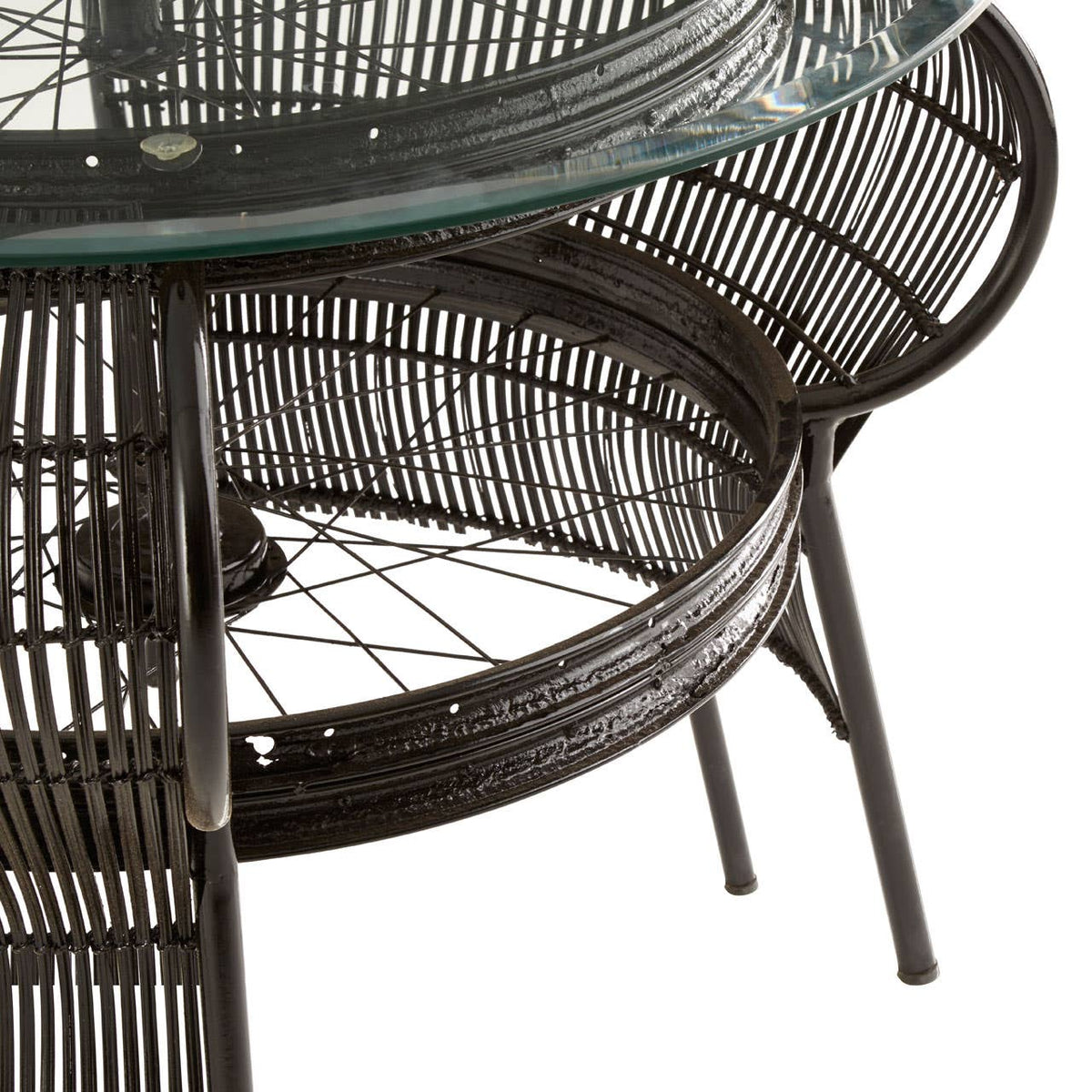 Mantis Black Finish Table.