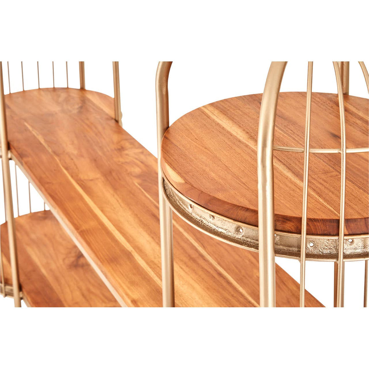 Mantis Champagne Gold Finish Birdcage Unit.