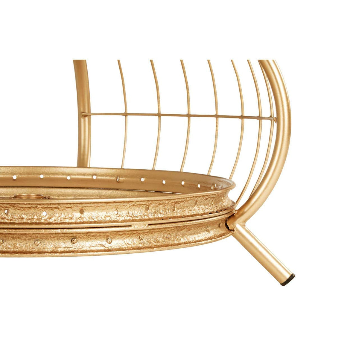 Mantis Champagne Gold Finish Coffee Table.