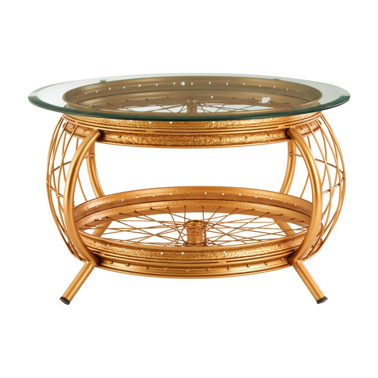 Noosa & Co. Living Mantis Gold Finish Coffee Table House of Isabella UK