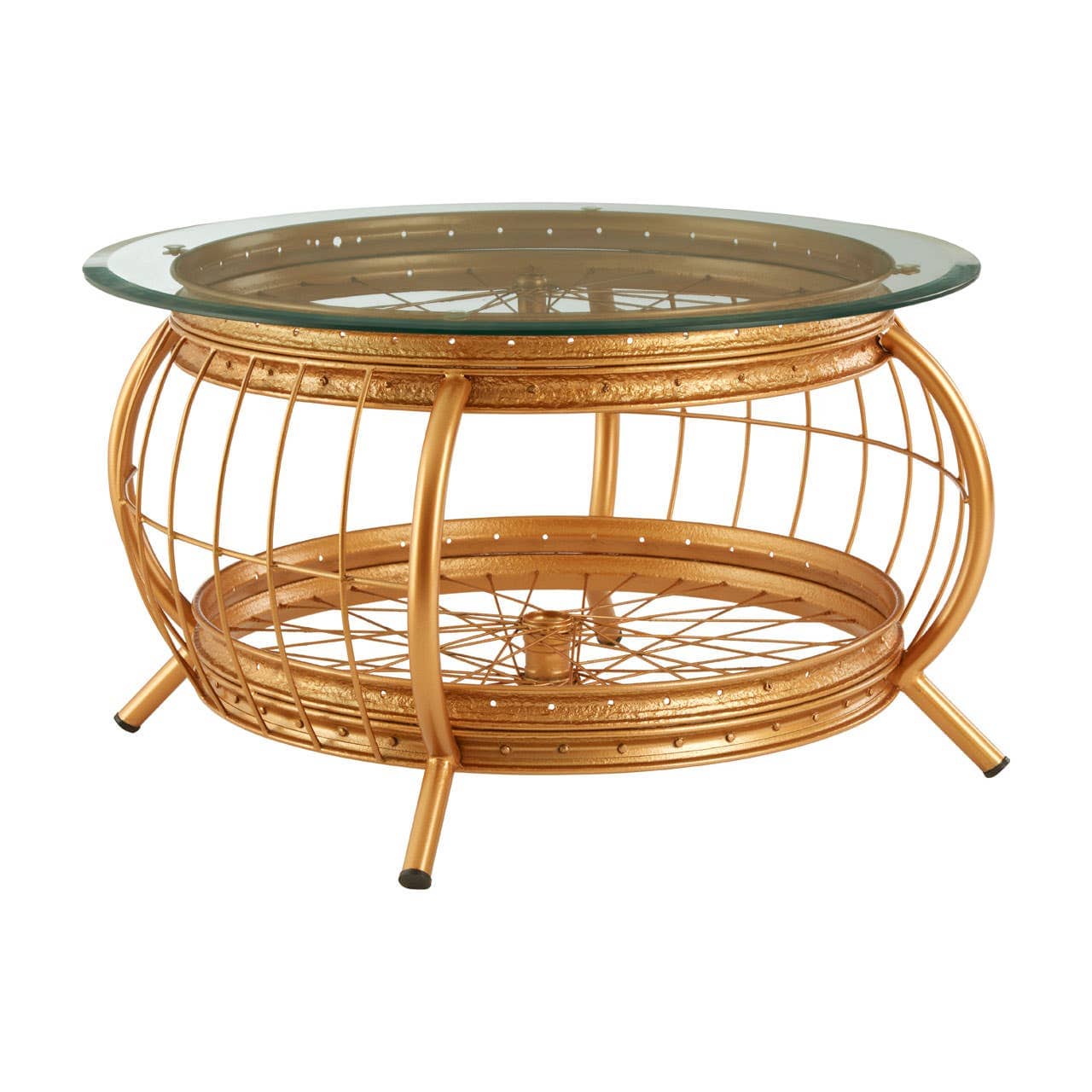 Noosa & Co. Living Mantis Gold Finish Coffee Table House of Isabella UK