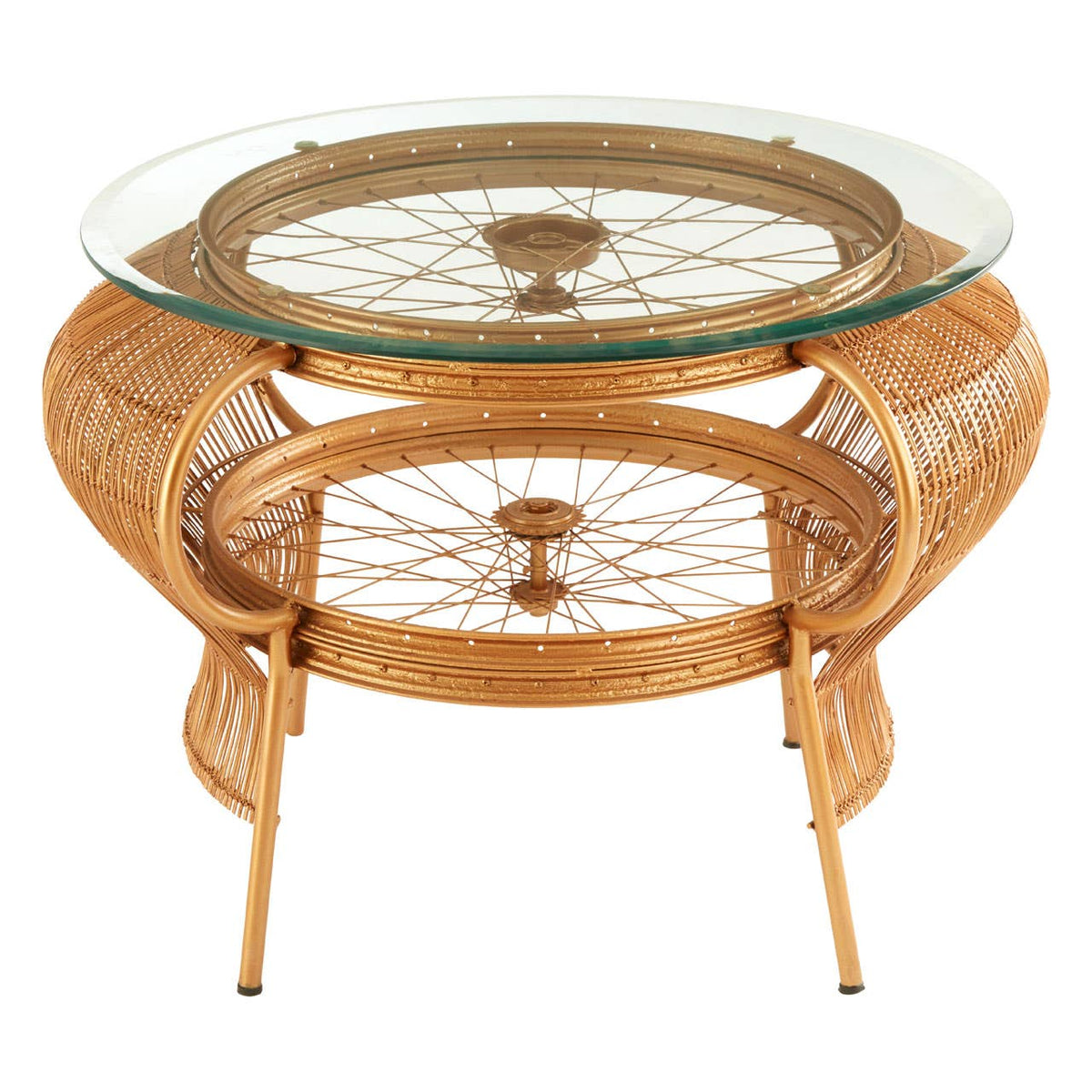 Mantis Gold Finish Table.