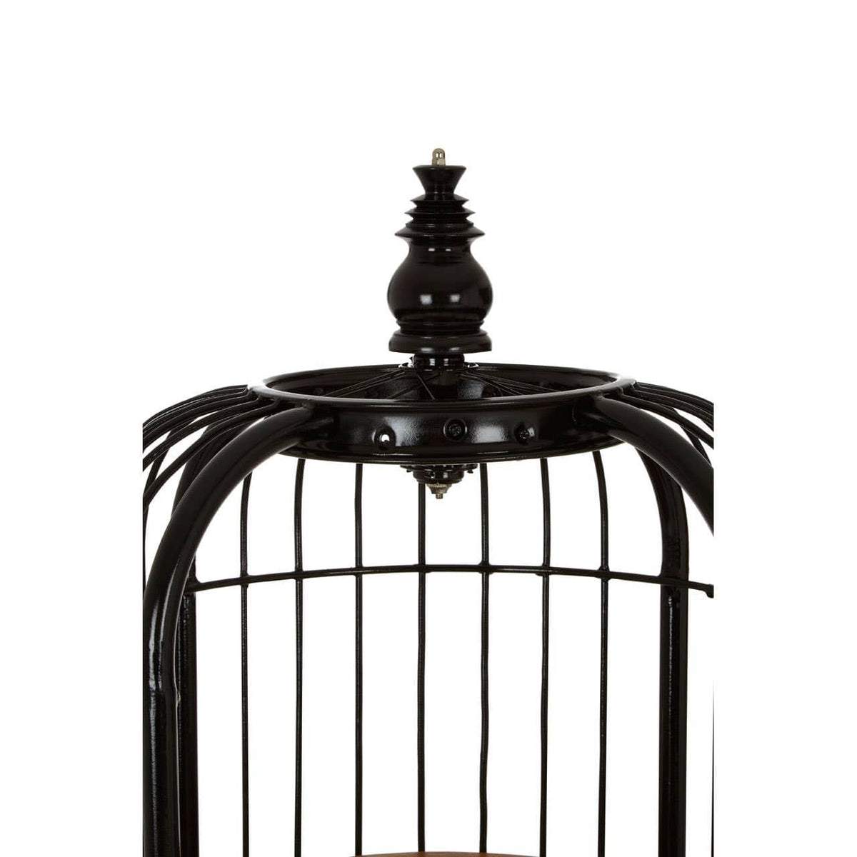 Mantis Medium Black Birdcage Shelf Unit.