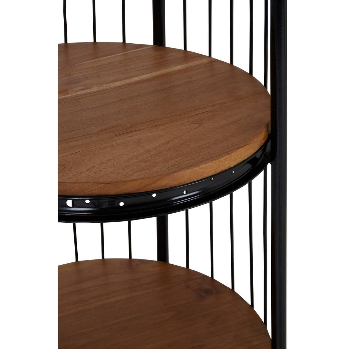 Mantis Medium Black Birdcage Shelf Unit.