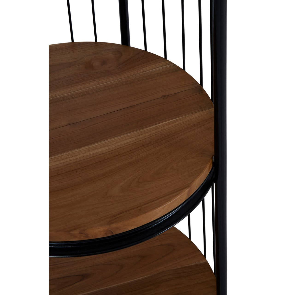 Mantis Small Black Finish Birdcage Shelf Unit.