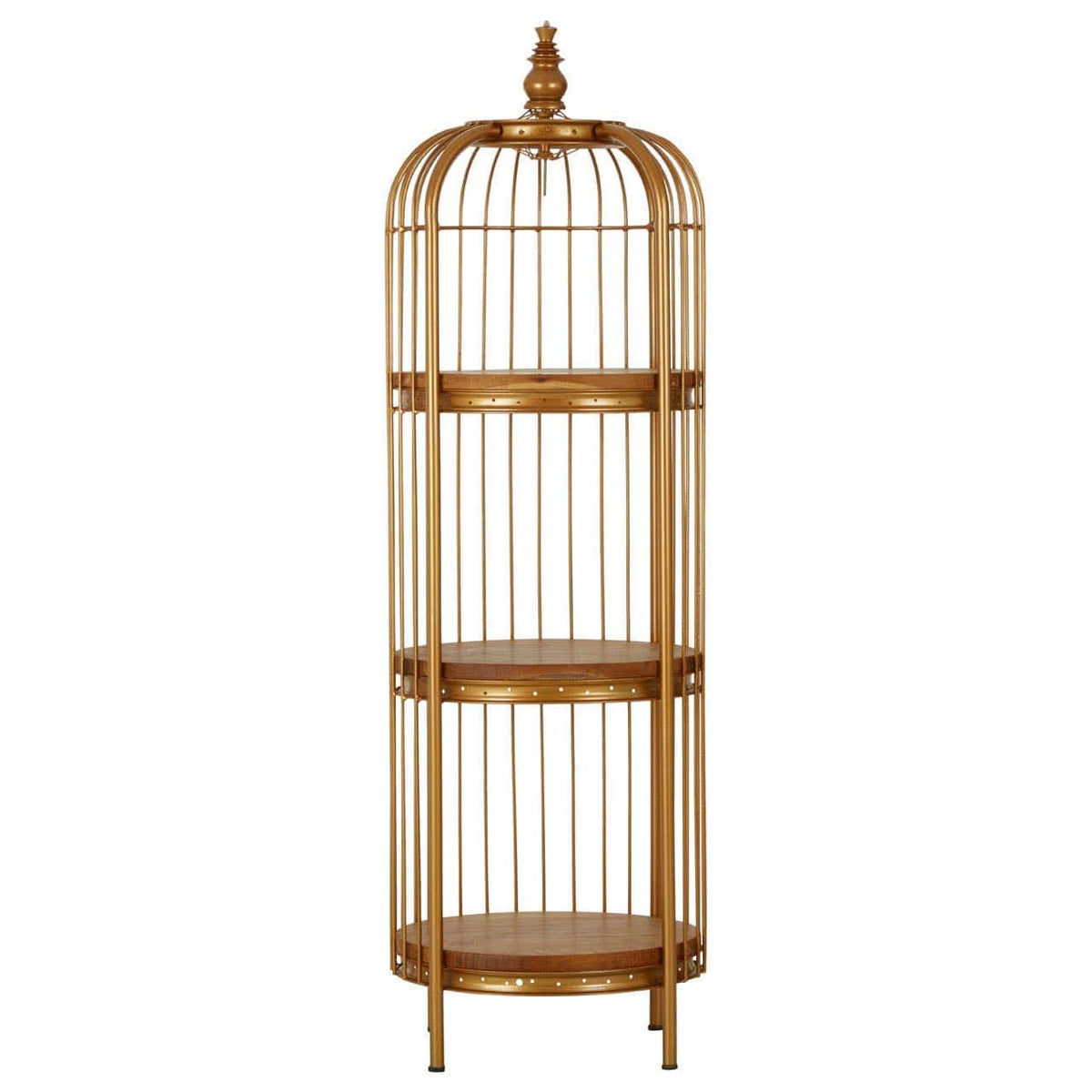 Mantis Small Gold Finish Birdcage Unit.