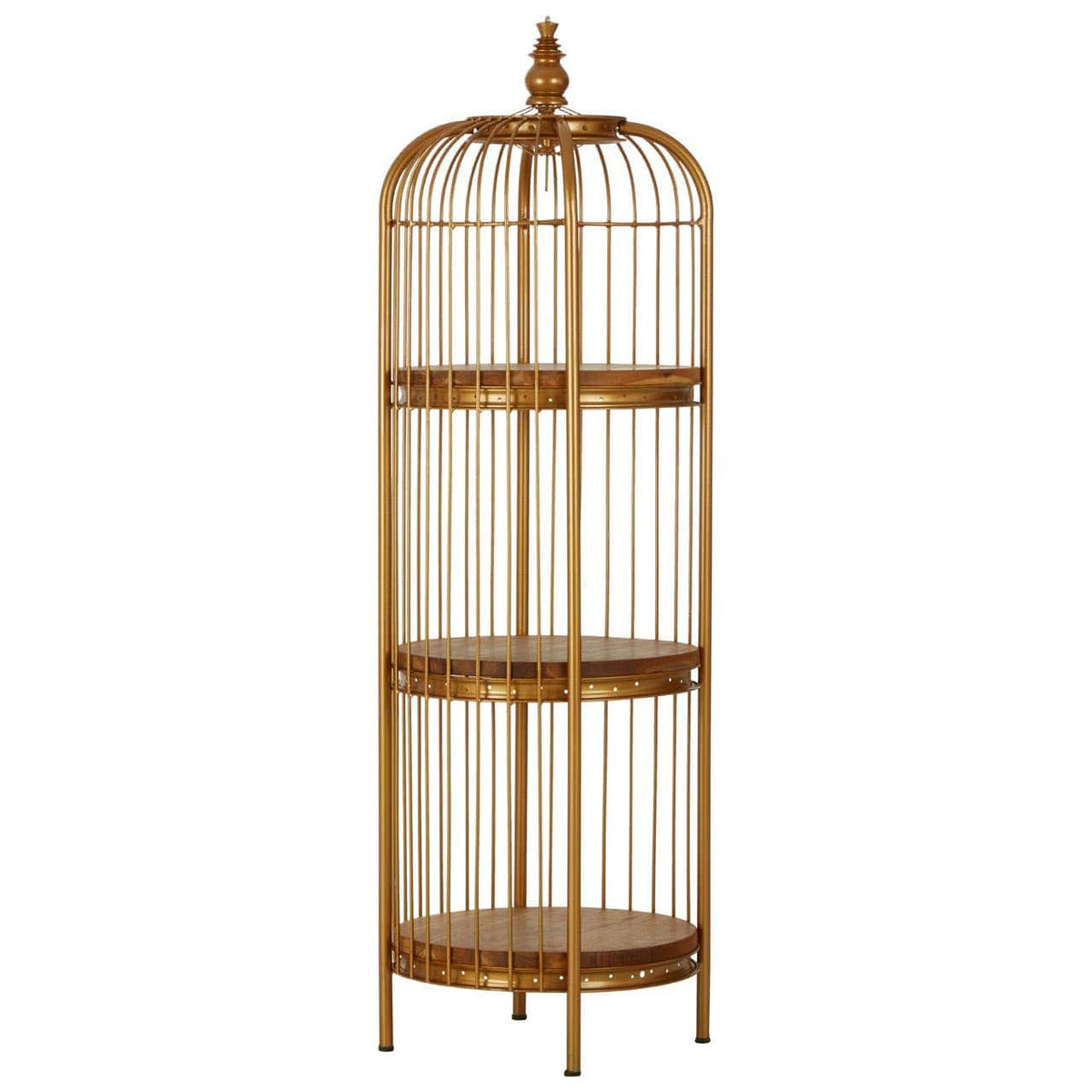 Mantis Small Gold Finish Birdcage Unit.