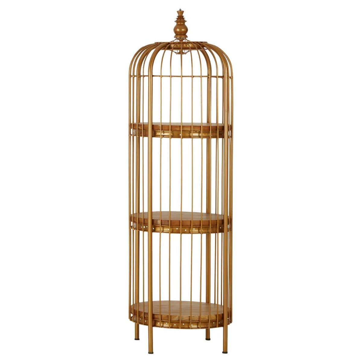 Mantis Small Gold Finish Birdcage Unit.