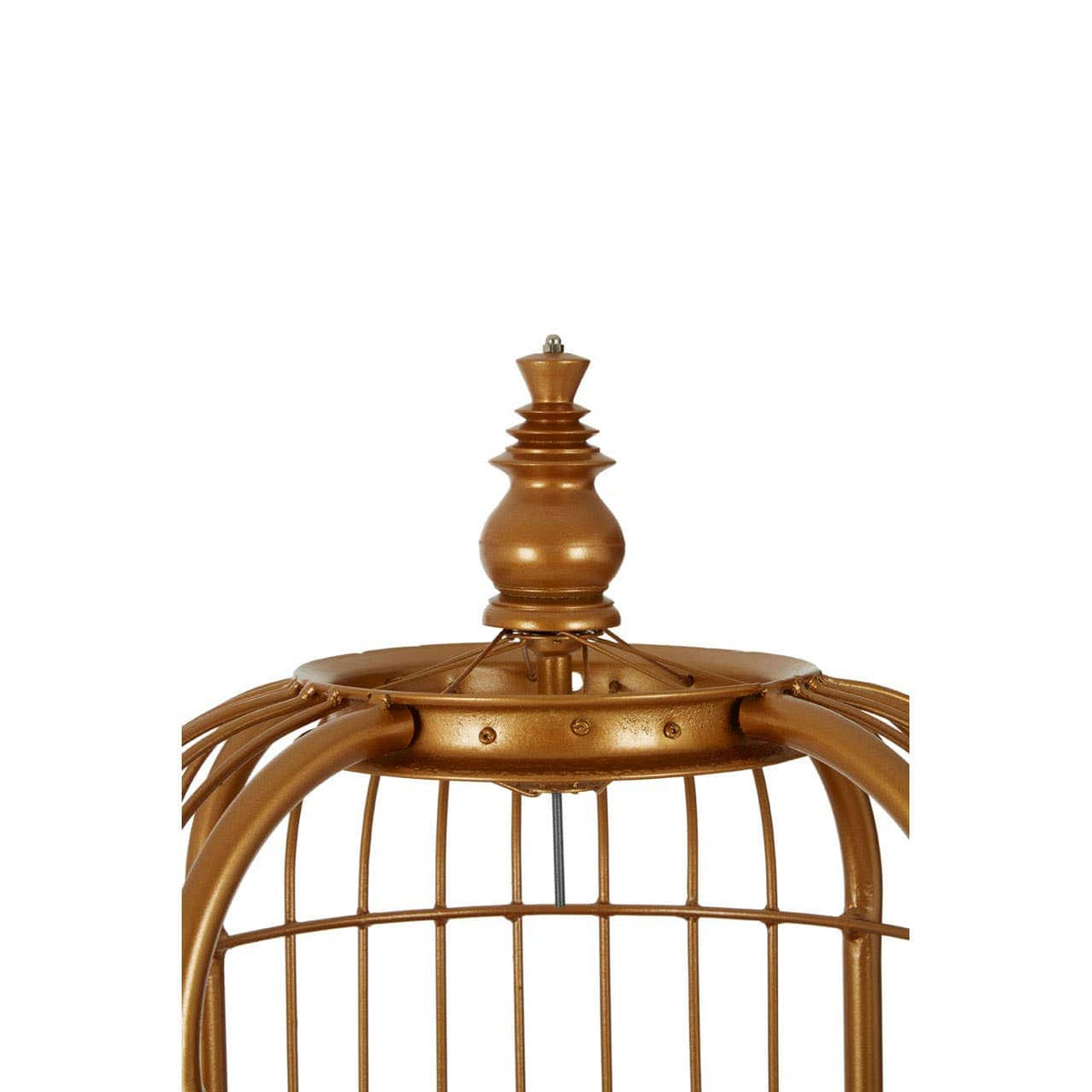 Mantis Small Gold Finish Birdcage Unit.