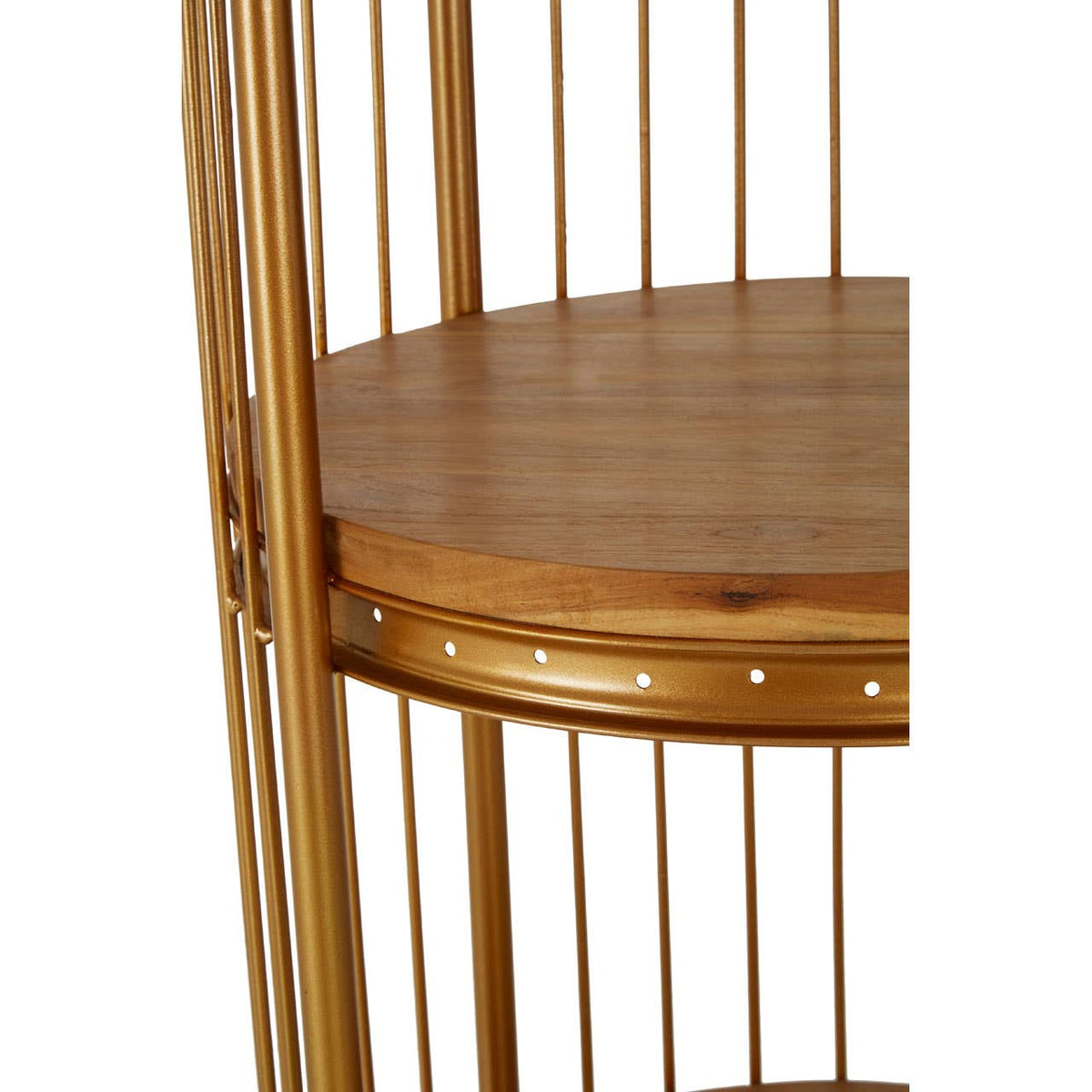 Mantis Small Gold Finish Birdcage Unit.