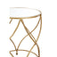 Marcia Mirrored Top Side Tables.