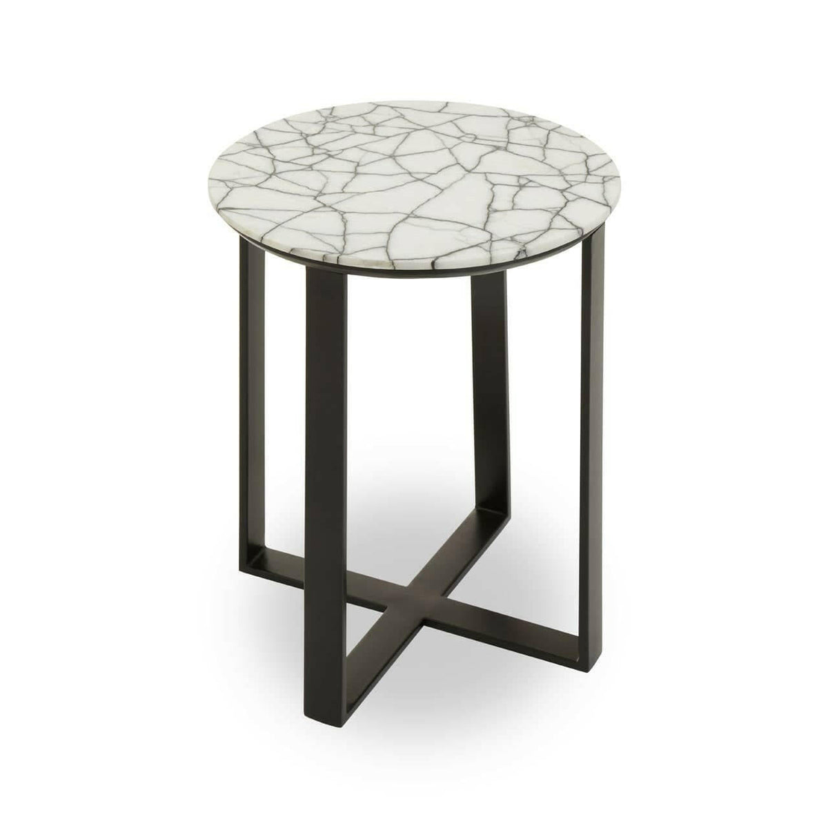 Marmara Marble Top Side Table.