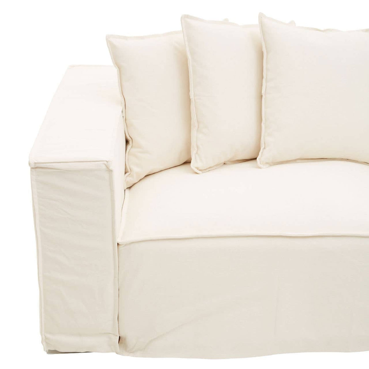 Noosa & Co. Living Marseille 3 Seat Cream Sofa House of Isabella UK