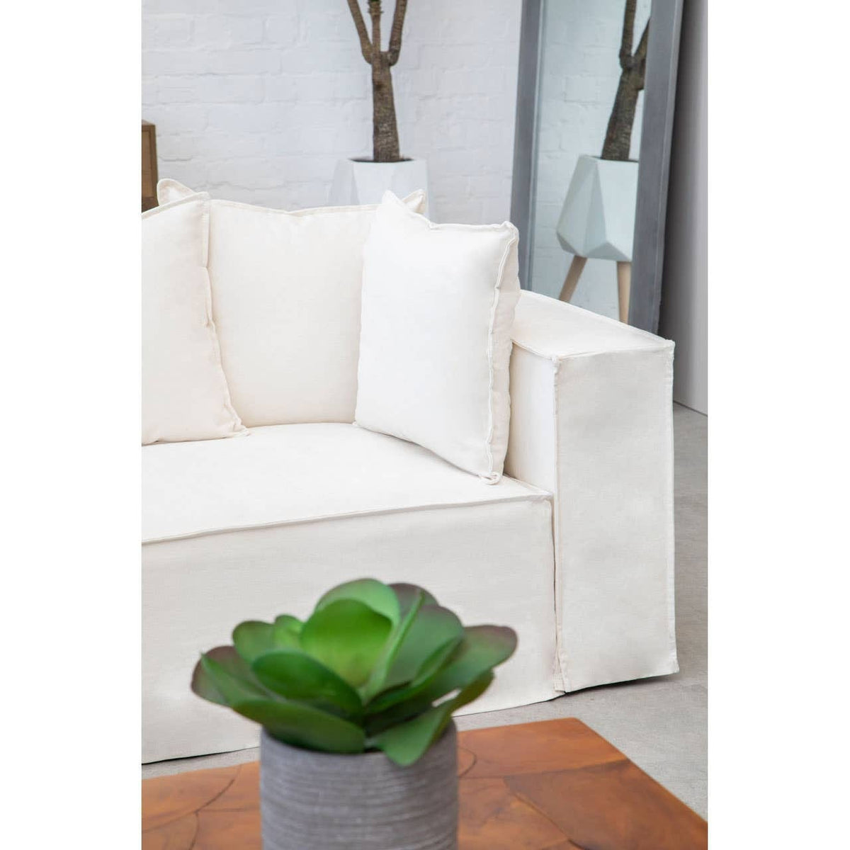 Noosa & Co. Living Marseille 3 Seat Cream Sofa House of Isabella UK