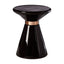 Noosa & Co. Living Martini Black Glass Side Table House of Isabella UK