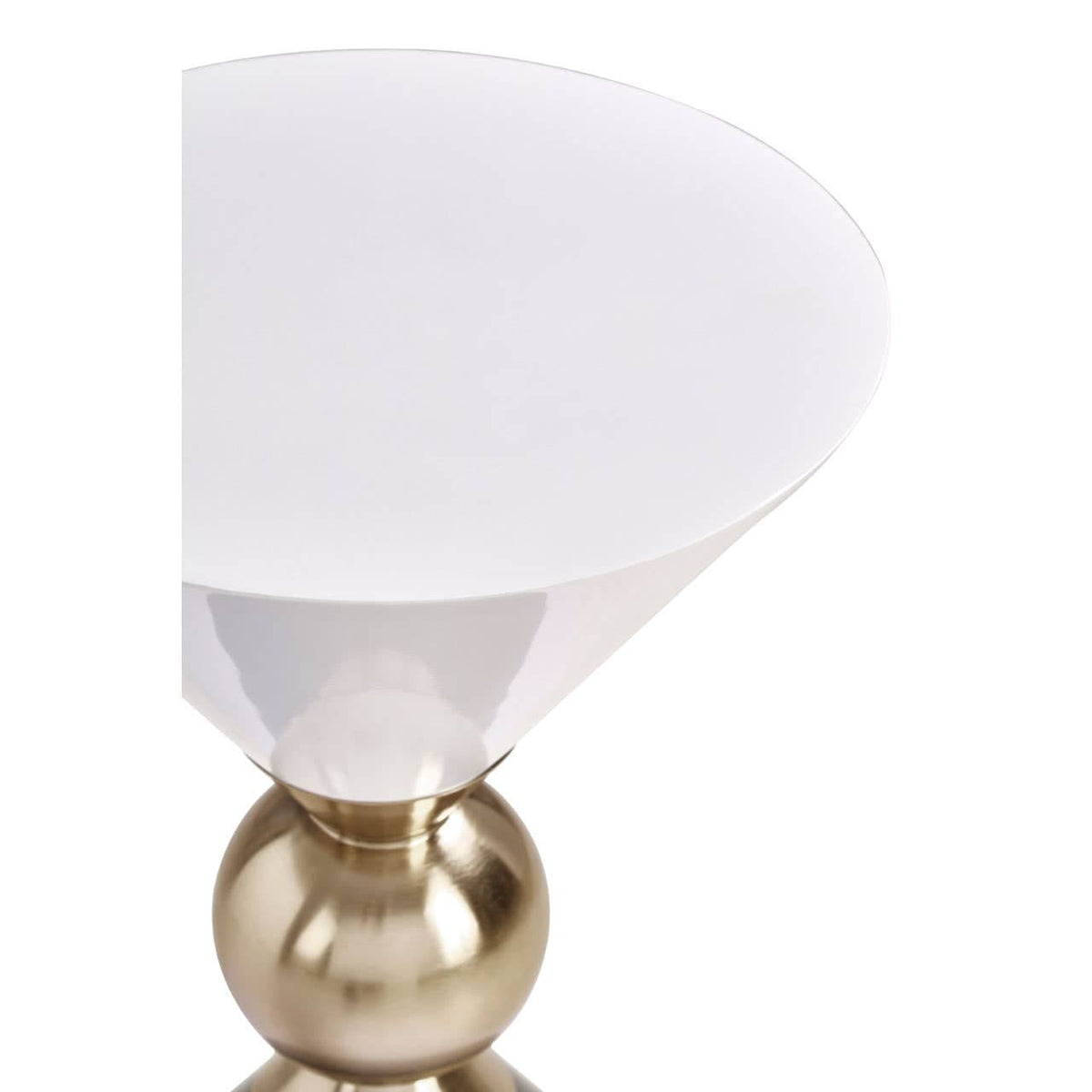 Martini Gold & Black Side Table.