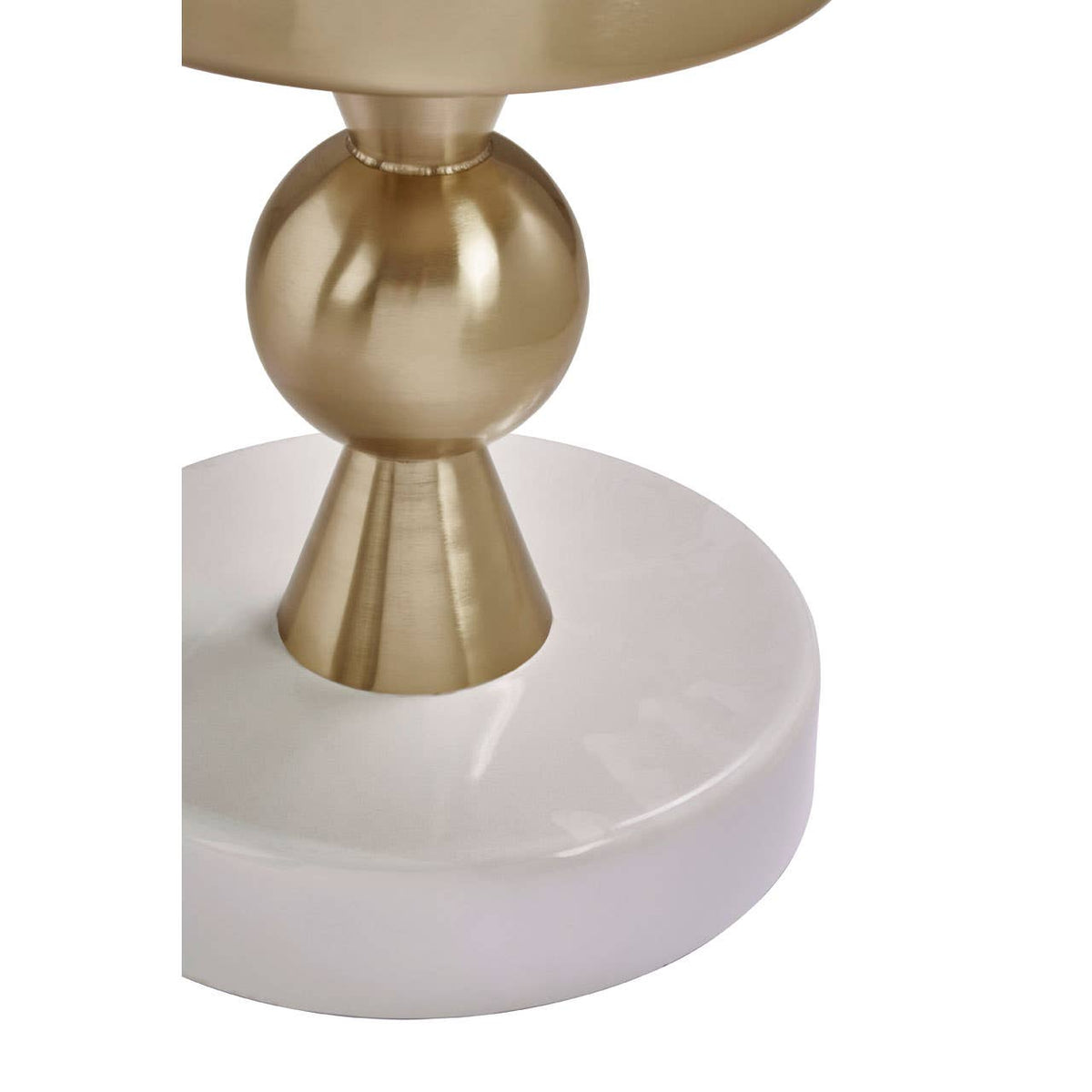Martini Gold & Ivory Side Table.
