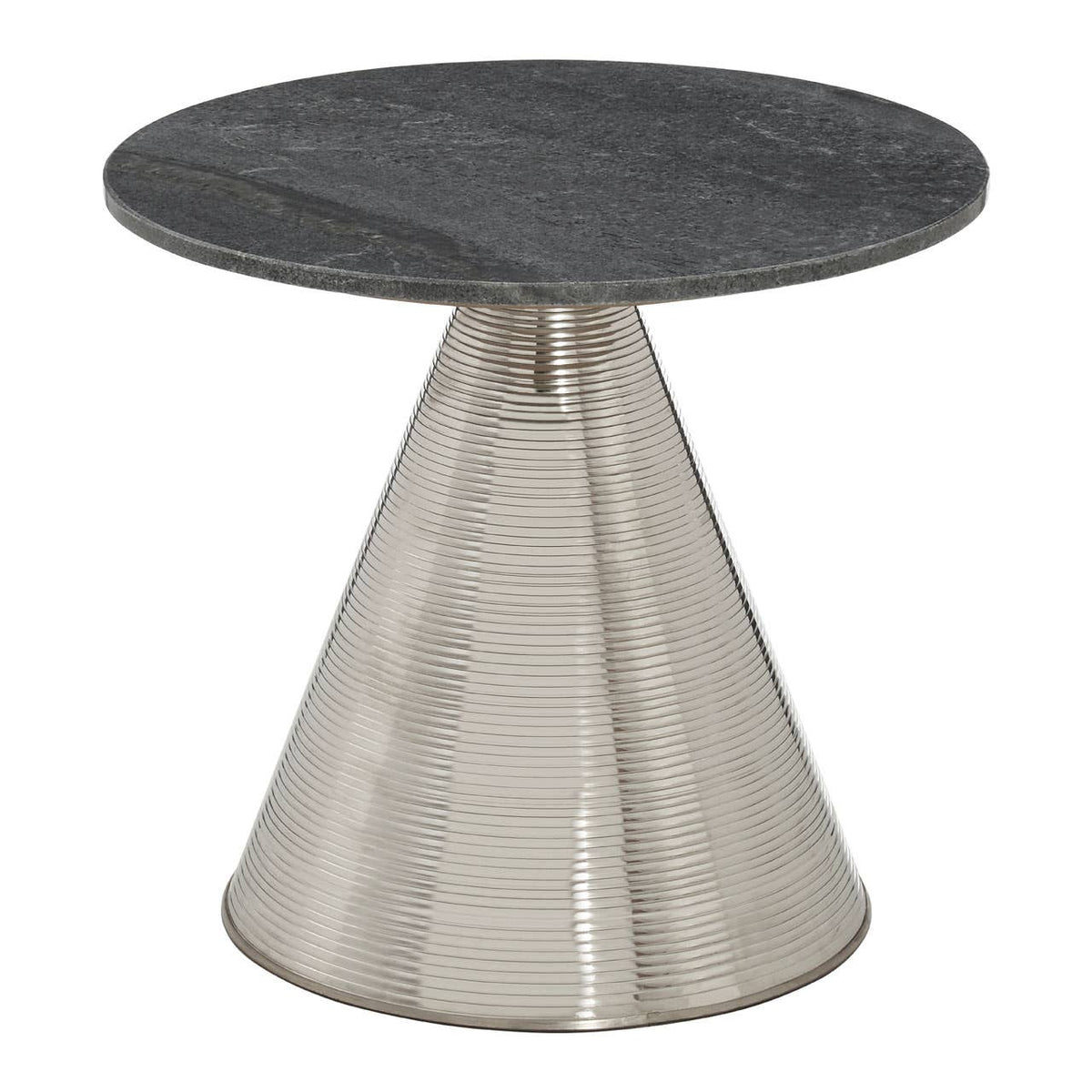 Martini Table With Grey Marble Top.