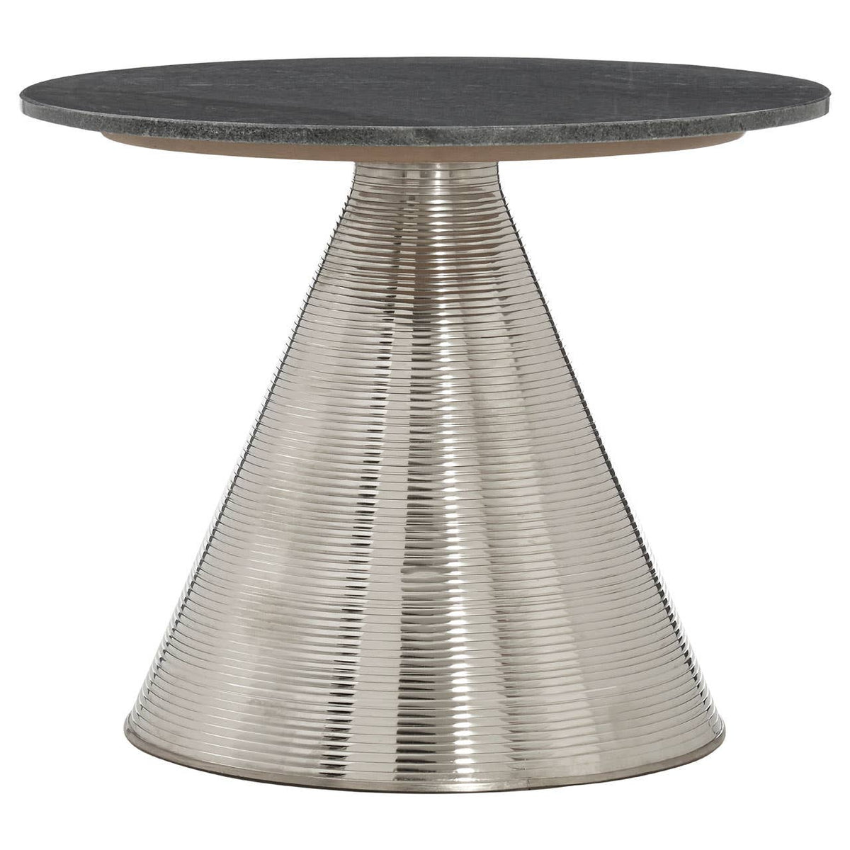 Martini Table With Grey Marble Top.