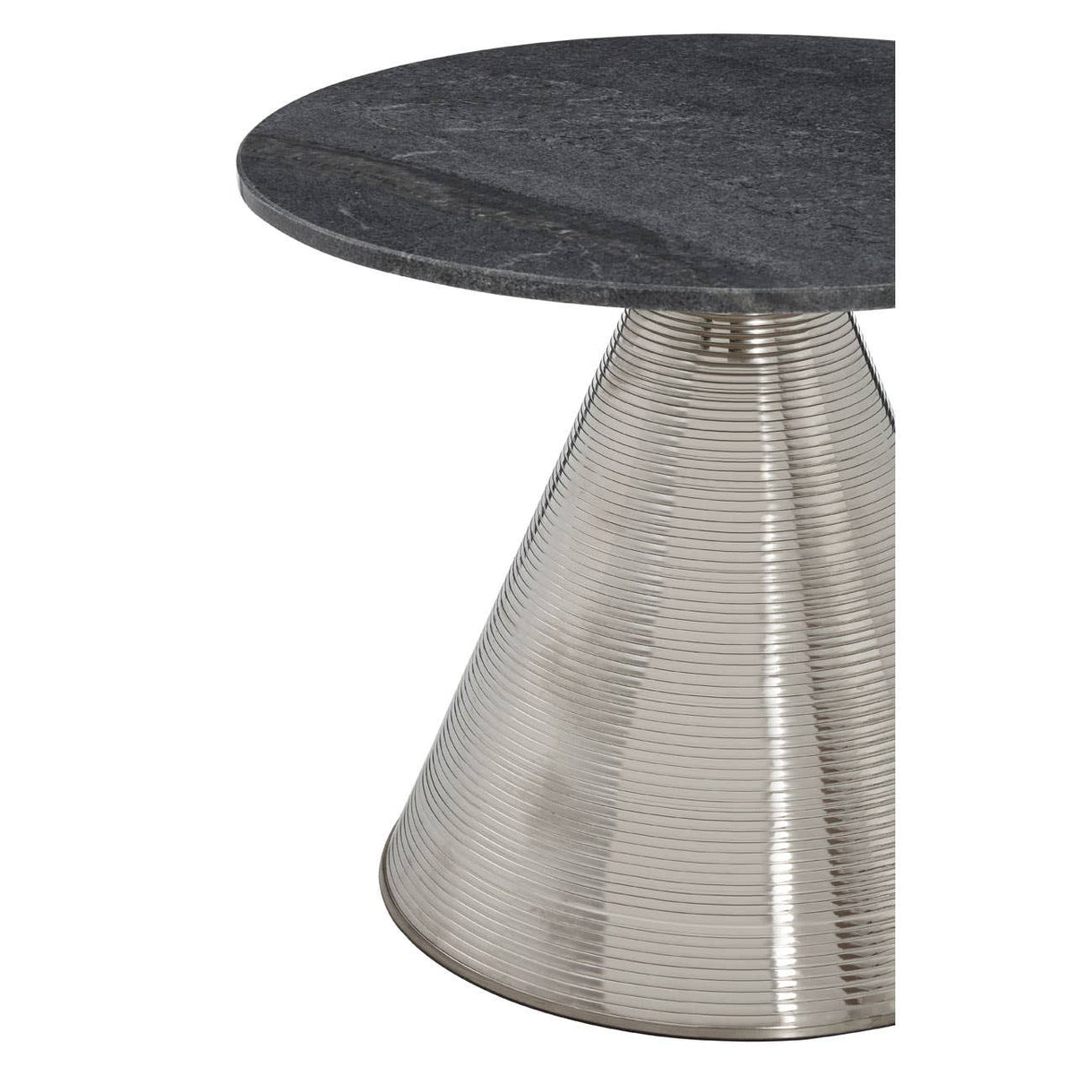 Martini Table With Grey Marble Top.