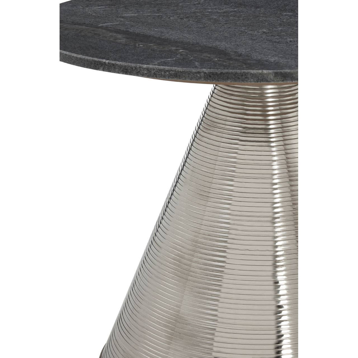 Martini Table With Grey Marble Top.