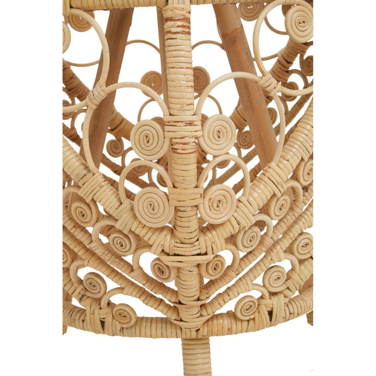 Mataram Large Natural Rattan Stool Or Table.