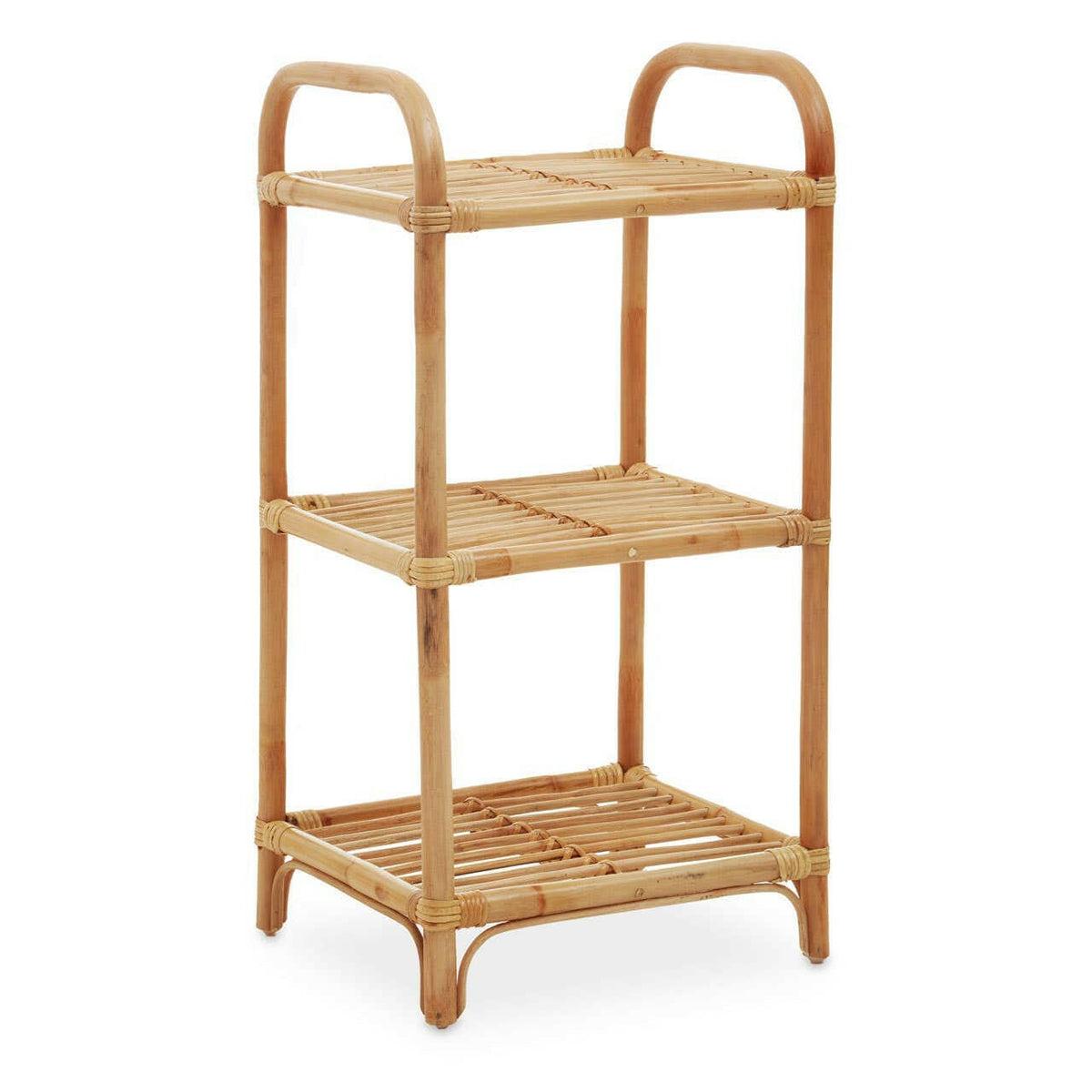 Mataram Natural Rattan Shelf Unit.