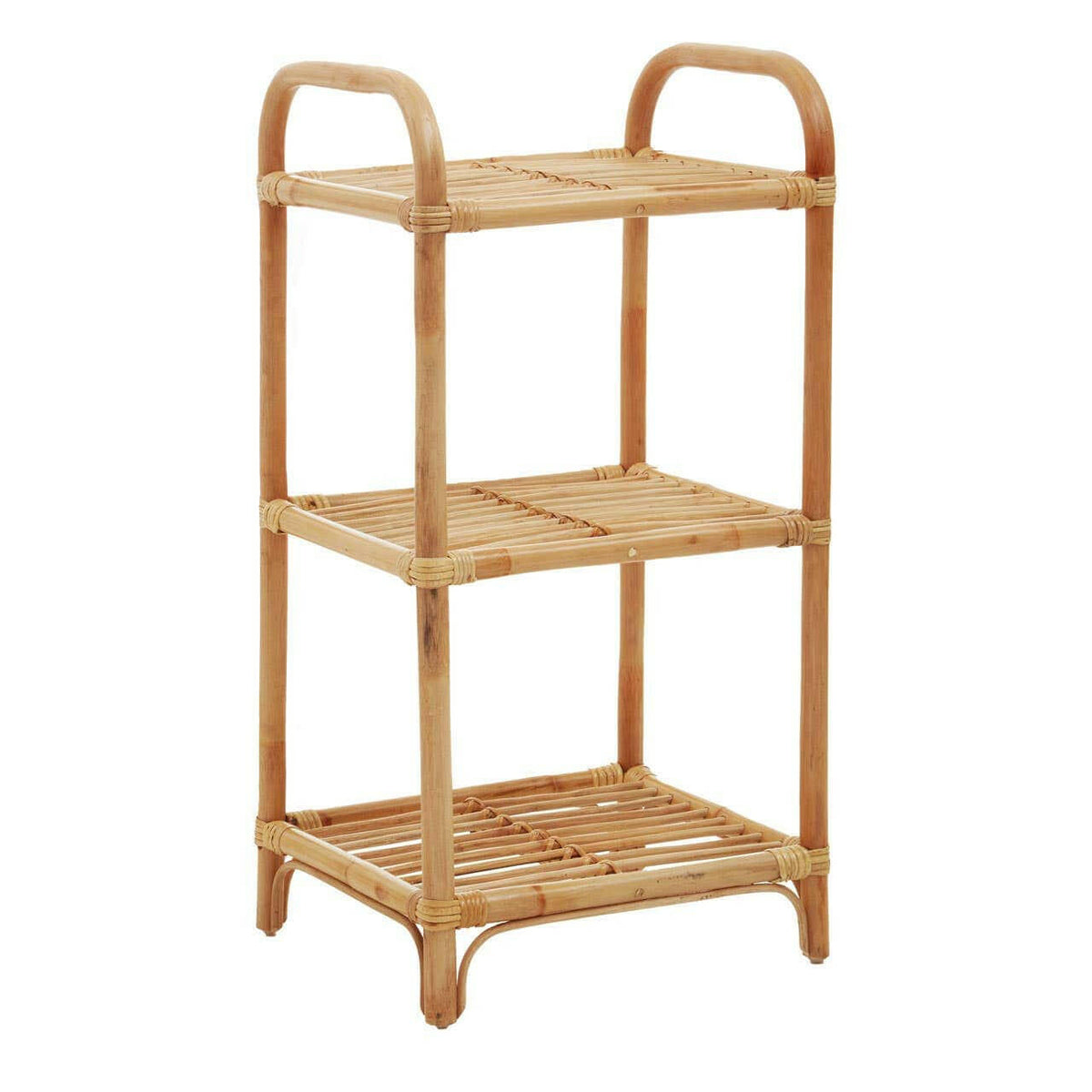 Mataram Natural Rattan Shelf Unit.