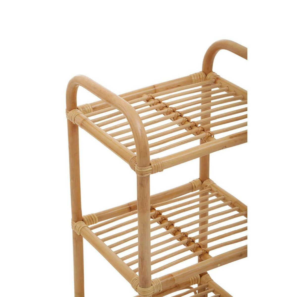 Mataram Natural Rattan Shelf Unit.