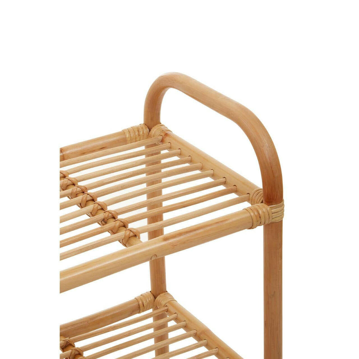 Mataram Natural Rattan Shelf Unit.
