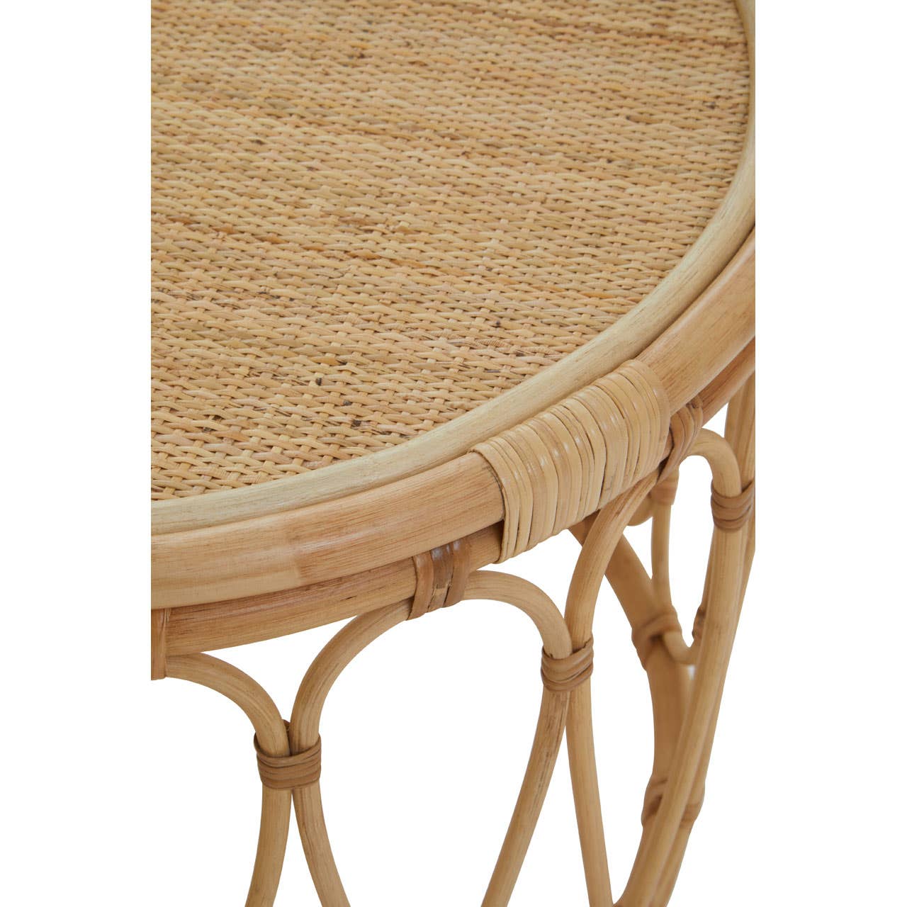 Noosa & Co. Living Mataram Natural Rattan Table House of Isabella UK